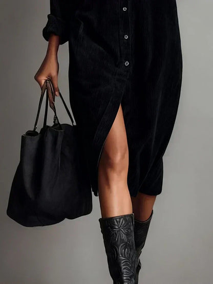 Fashionable A-Line Midi Dress