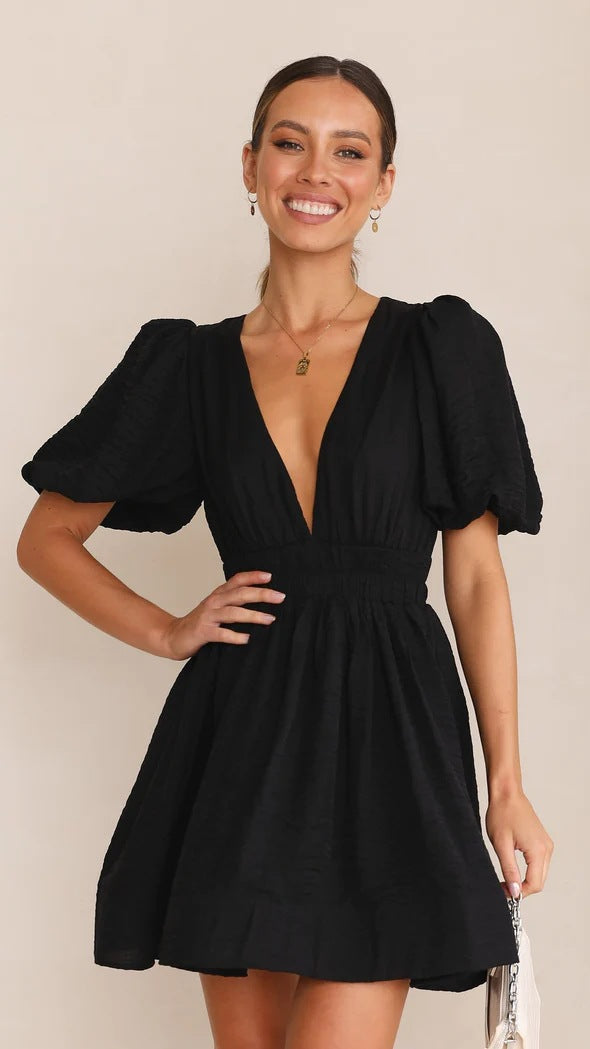 Elegant V Neck Wedding Guest Dress for Women