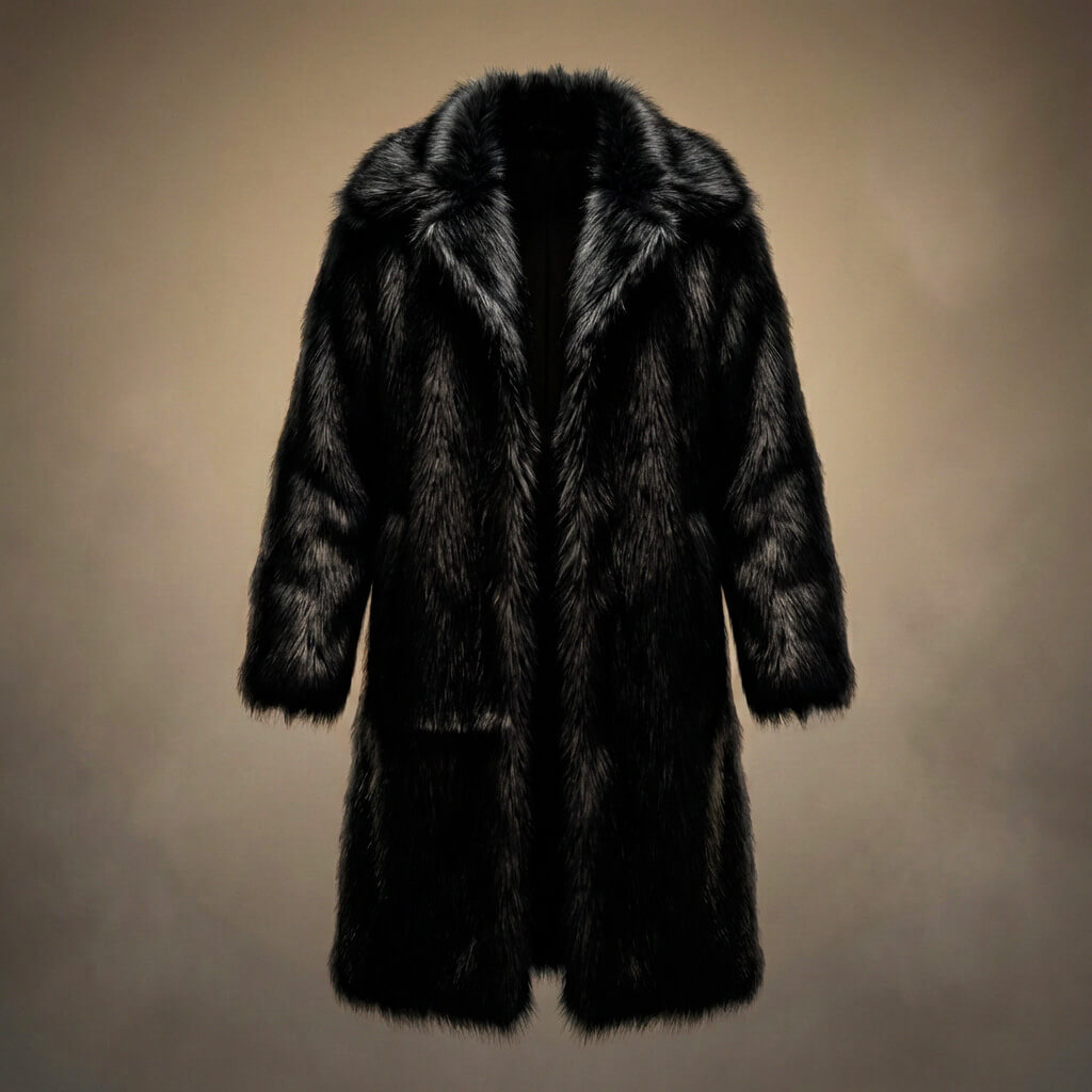 Luxurious Long Fur Winter Coat