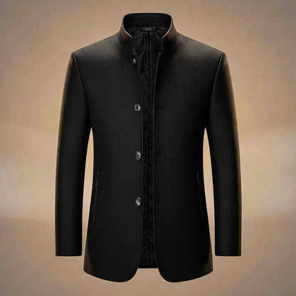 Classic Pure Wool Tailored Coat