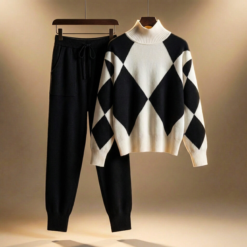 Luxurious Pure Wool Clothing Set
