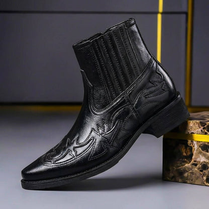 Authentic Brown Leather Ankle Boots