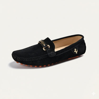 Alderley Men's Suede Loafers Smart Shoes - VibreMode