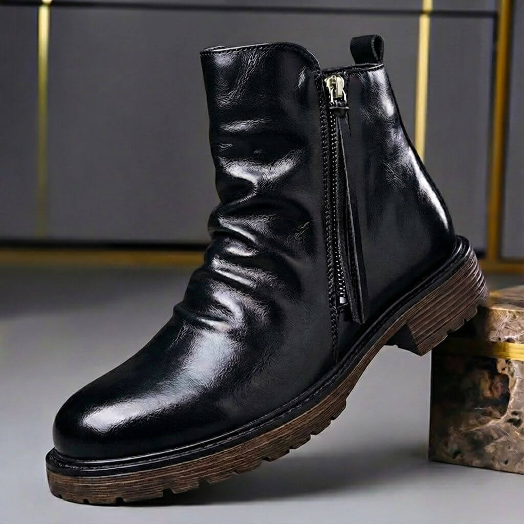Genuine Leather Ankle Boots