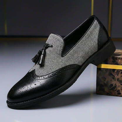 Classic Luxury Leather Slip On Shoes