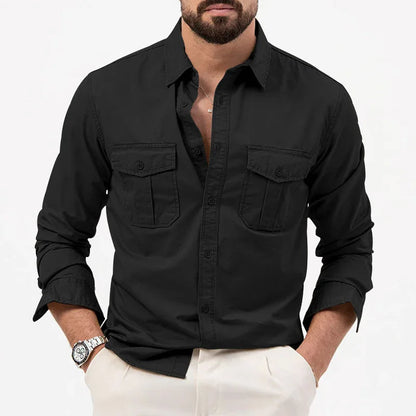 Men's Slim Fit Utility Shirt