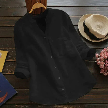 Women's Linen Cotton Blend Shirt