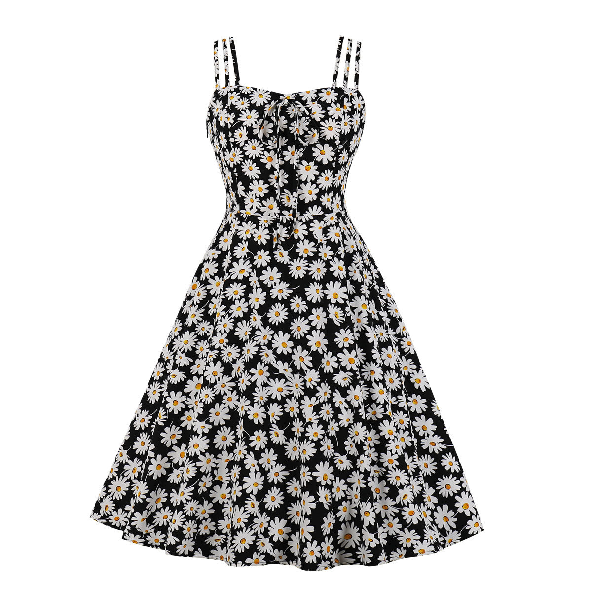 Women's Midi Sundress Floral Print - VibreMode