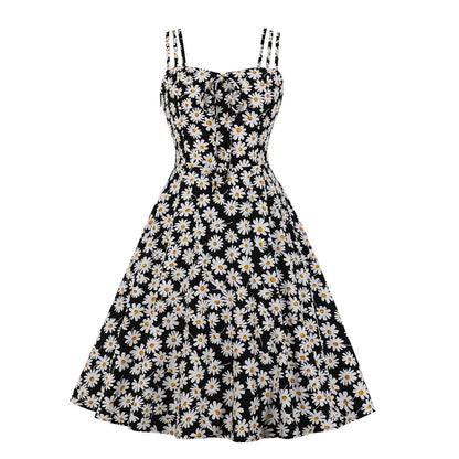 Women's Midi Sundress Floral Print - VibreMode