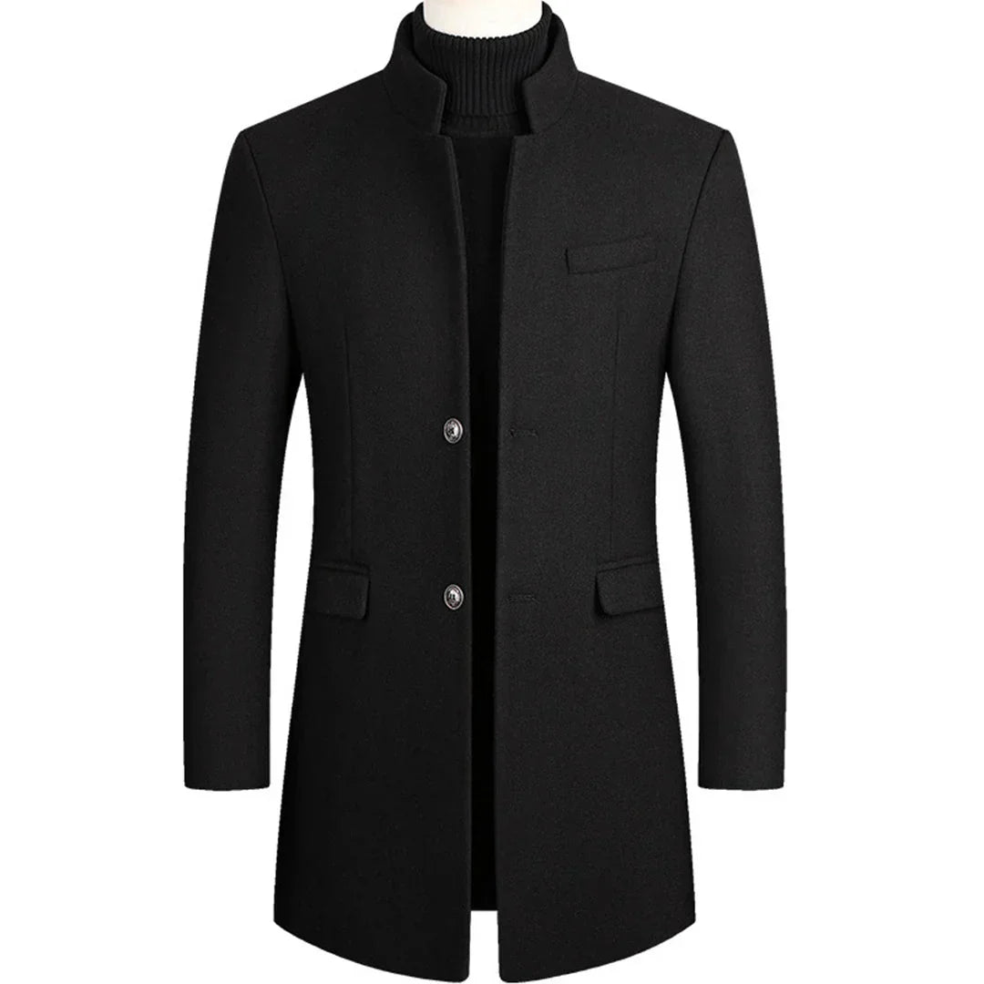 Men's Long Formal Coat Timeless Elegance