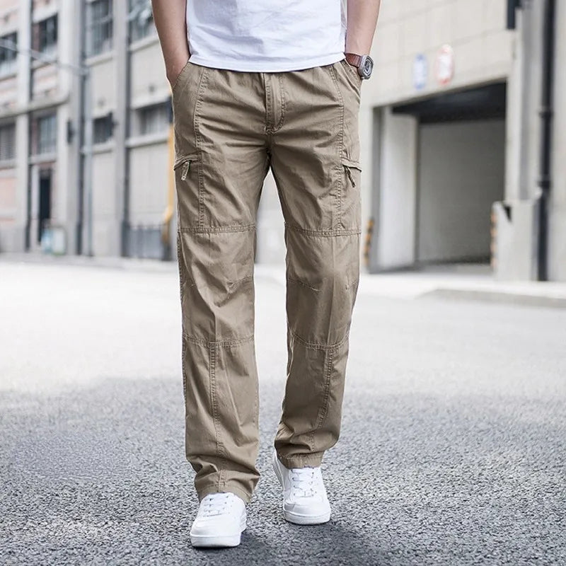 Men's Relaxed Fit Cargo Pants - VibreMode