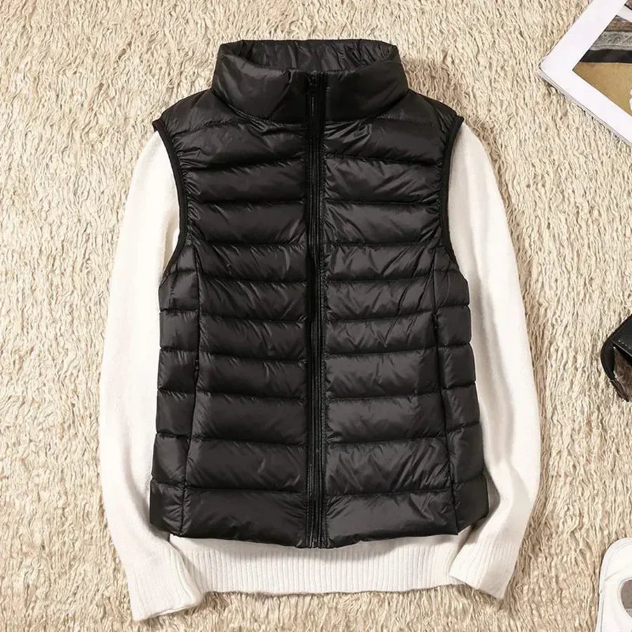 Women's Windbreaker Body Warmer Zip Front