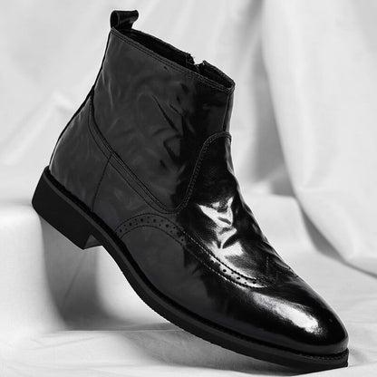 Real Leather Ankle Boots