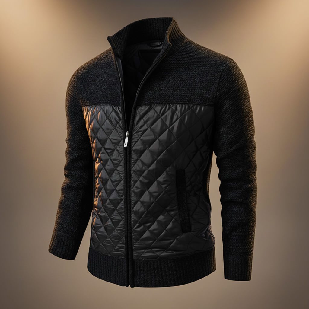 Soft Padded Chenille Winter Coat