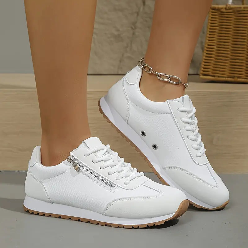 Women's Comfortable Patchwork Low Top Sneakers Casual Shoes