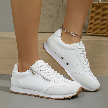 Women's Comfortable Patchwork Low Top Sneakers Casual Shoes