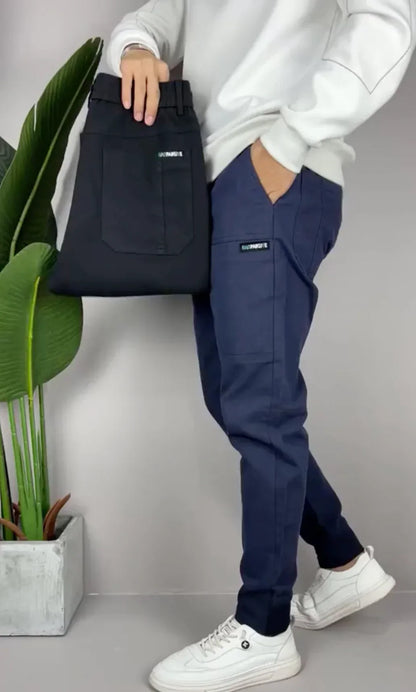 Elastic Men's Cargo Pants