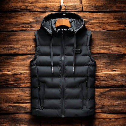 Waterproof Hooded Puffer Vest