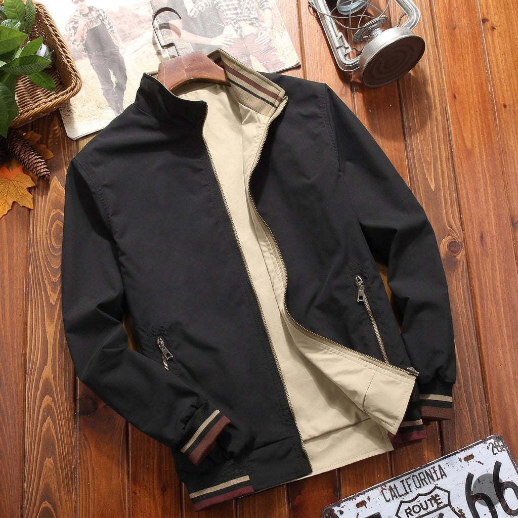 Breezeguard Men's Cotton Bomber Jacket - VibreMode