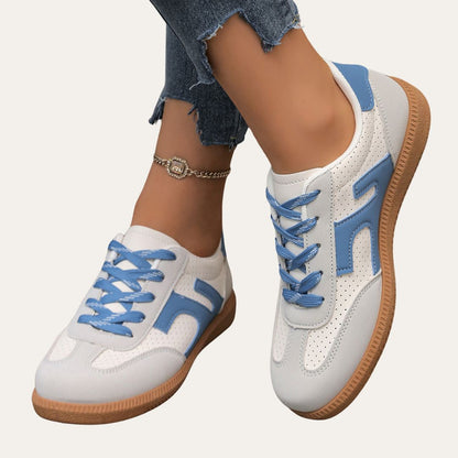 Women's Faux Leather Sneakers Comfortable Stylish