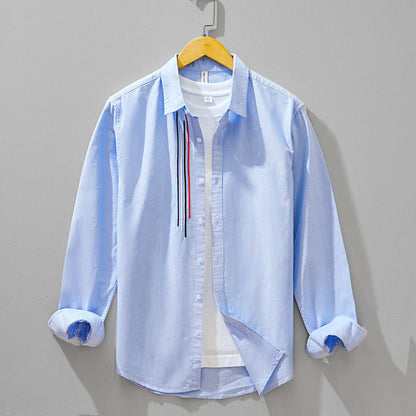 Classic Cotton Blend Dress Shirt - VibreMode