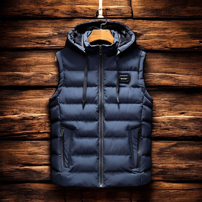 Waterproof Hooded Puffer Vest