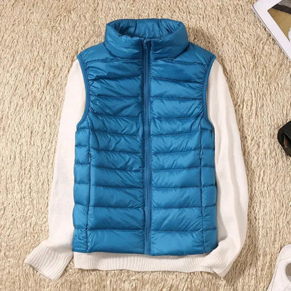 Women's Windbreaker Body Warmer Zip Front