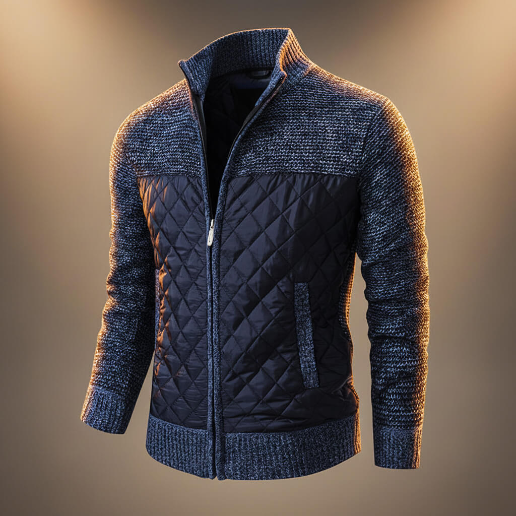 Soft Padded Chenille Winter Coat - VibreMode