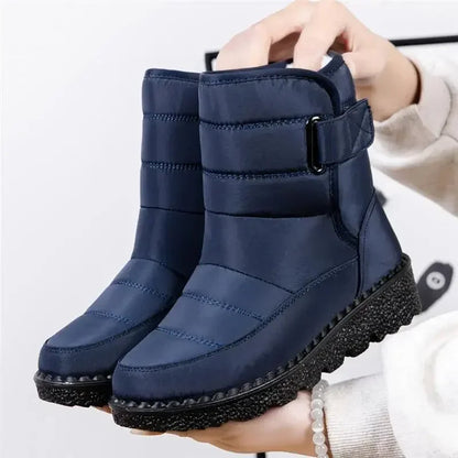 Women's Quilted Mid Calf Boots