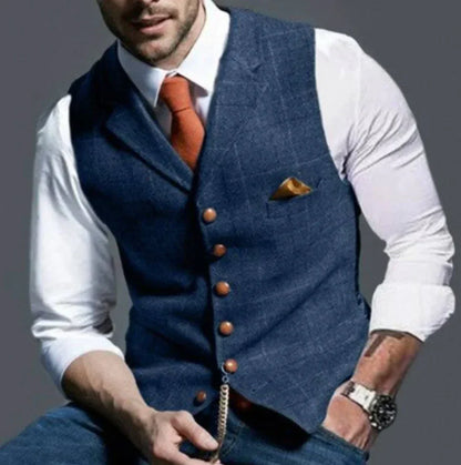 Men's Elegant Waistcoat - VibreMode