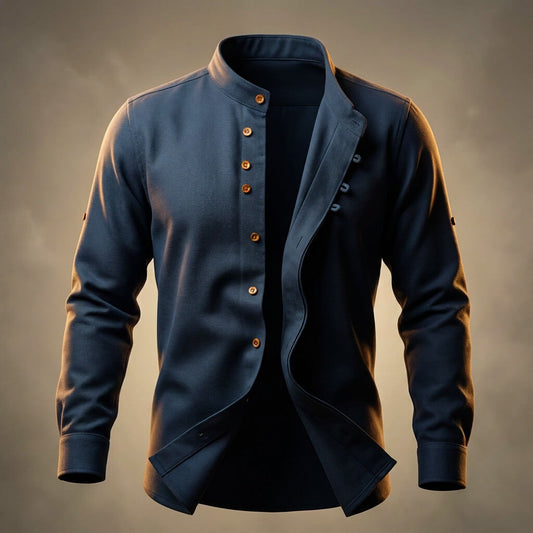 Lightweight Breathable Cotton Shirt for Men - VibreMode