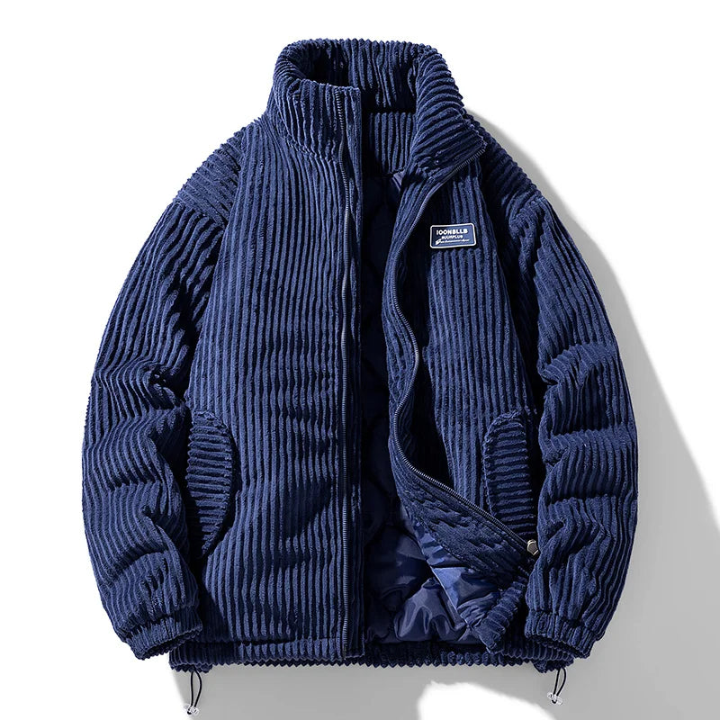 Quilted Corduroy Jacket Bordeaux
