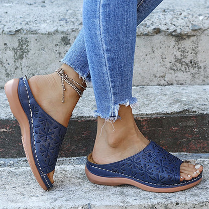 Women's Orthopedic Flat Sandals Cushioned Comfortable