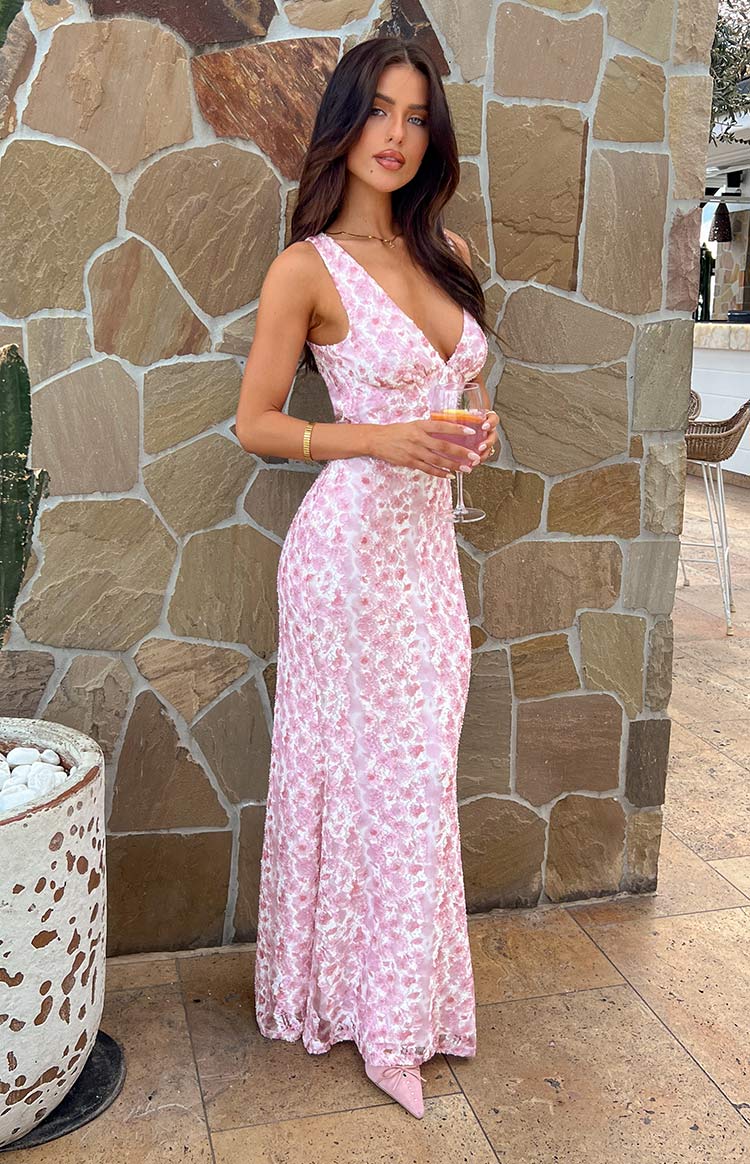 Elegant Ladies Floral Maxi Dress