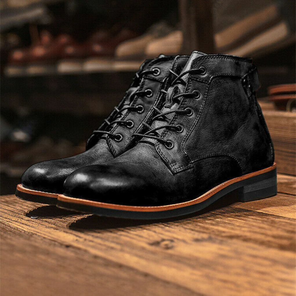 Men's Leather Boots Everyday Wear - VibreMode