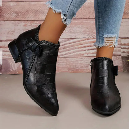 Women's Ankle Boots Low Heel