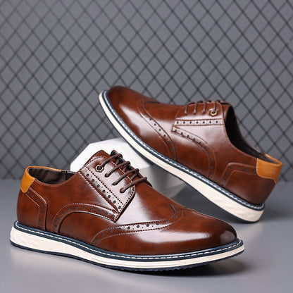 Image of Bobby | Men's Brogue Lace-Up Dress Shoes