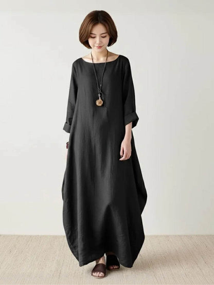 Serena | Ladies Loose Fit Floral Maxi Dress