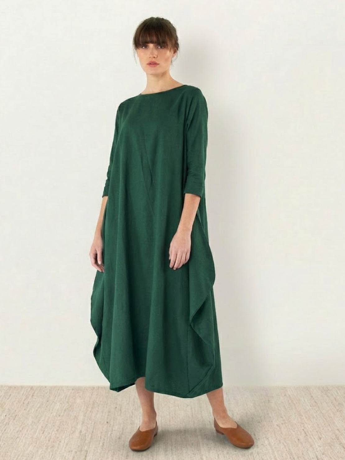 Serena | Ladies Loose Fit Floral Maxi Dress