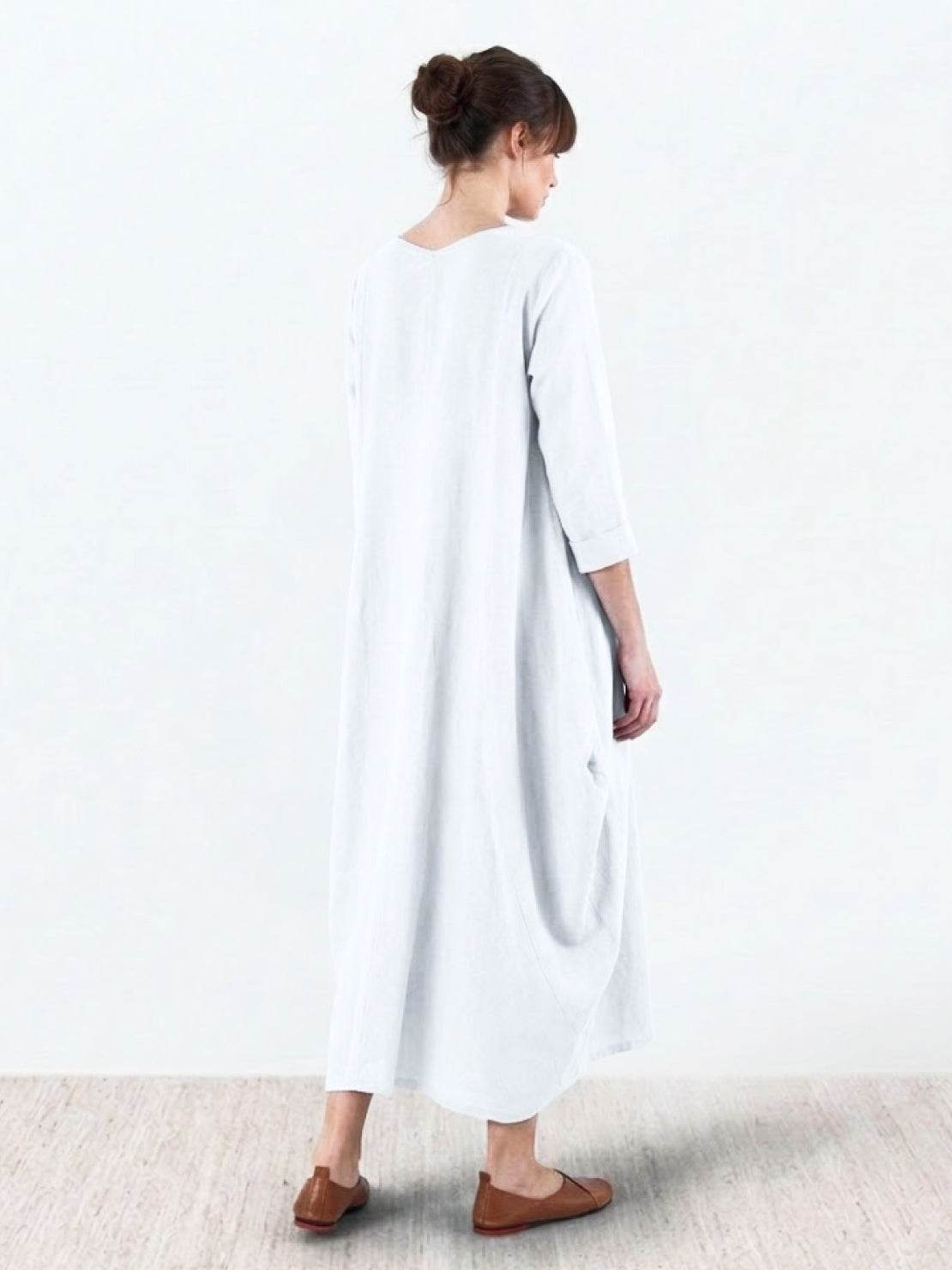 Serena | Ladies Loose Fit Floral Maxi Dress