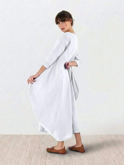 Serena | Ladies Loose Fit Floral Maxi Dress