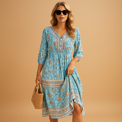 Flowy Sundress for Women | Aurora - VibreMode