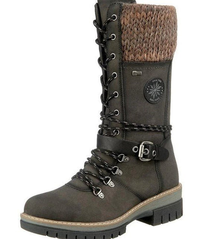 Women's Winter Boots Knitted Cuff Comfortable