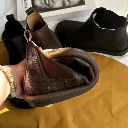 Women's Elastic Ankle Boots Low Style