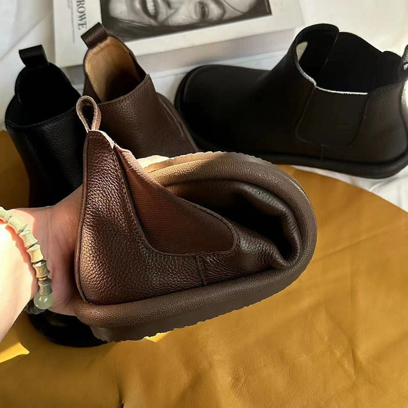 Women's Flat Slip On Boots