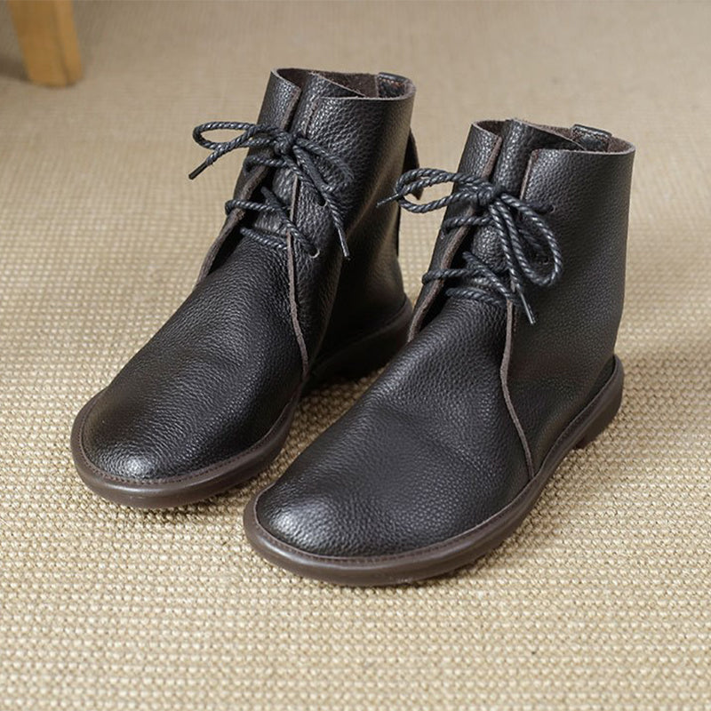 Comfortable Lace Up Winter Boots