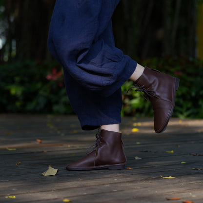 Comfortable Lace Up Winter Boots