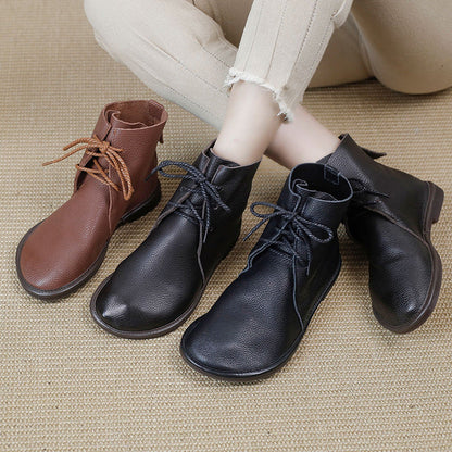 Comfortable Lace Up Winter Boots