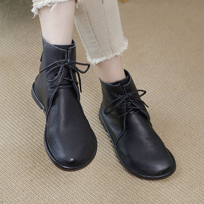 Comfortable Lace Up Winter Boots