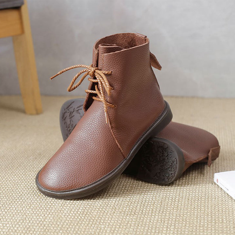 Women's Ankle Boots Lace Up